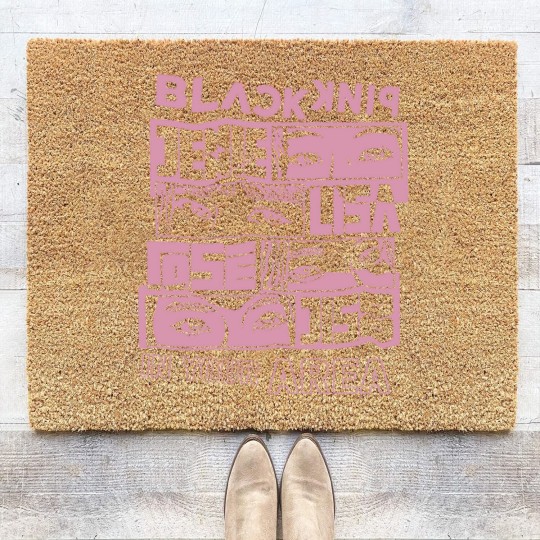 Discover Black Pink Born Pink Coir Doormats - Black Pink World Tour
