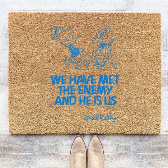 Discover We Have Met the Enemy and He Is Us Coir Doormats