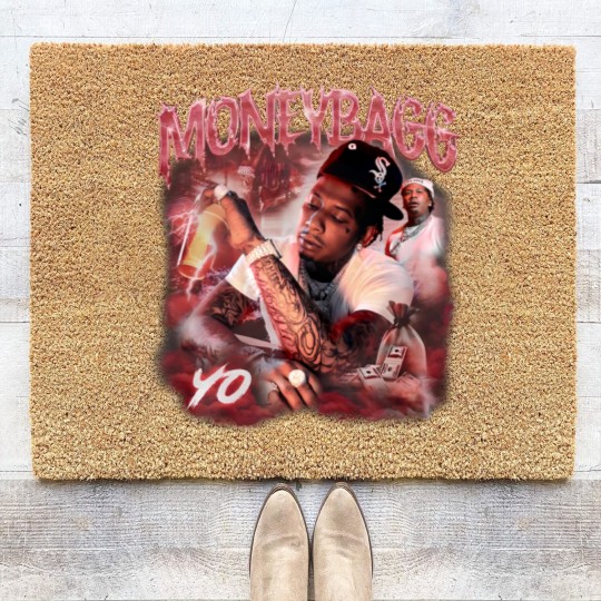 Discover Moneybagg Yo Rap Coir Doormats, Rapper Bootleg Vintage 90s Y2K Style
