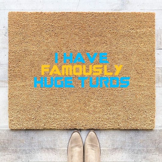 Discover I Have Famously Huge Turds Coir Doormats
