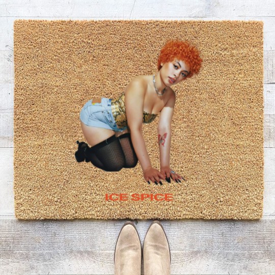 Discover Ice Spice Retro Coir Doormats, Ice Spice Coir Doormats, Ice Spice Merch