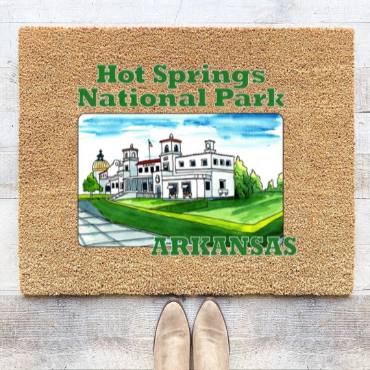 Discover Hot Springs National Park, Arkansas - Hot Springs National Park - Coir Doormats