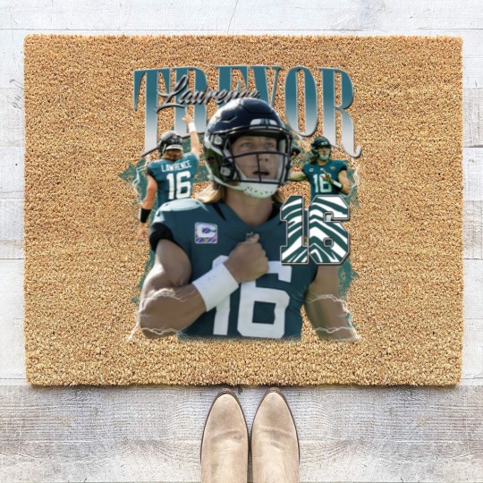 Discover Vintage Trevor Lawrence Coir Doormats, Classic 90s Graphic Coir Doormats