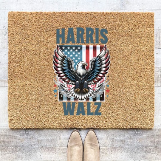 Discover Harris Walz Coir Doormats, Kamala Harris Walz 2024 Coir Doormats, Madam President Coir Doormats