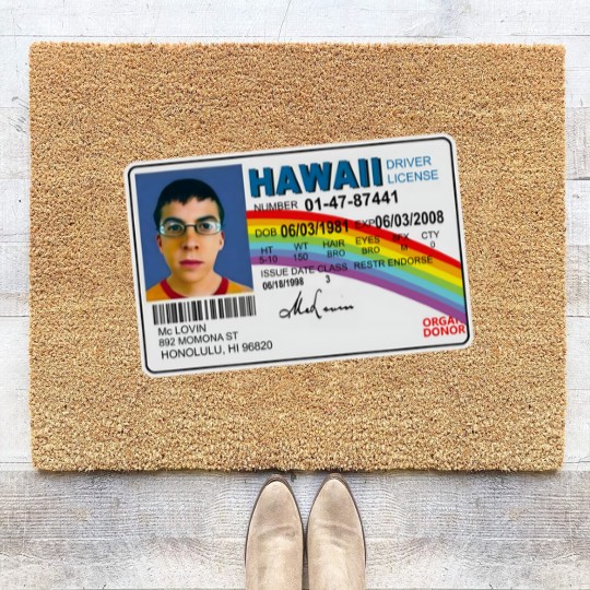 Discover Superbad McLovin Coir Doormats Coir Doormats
