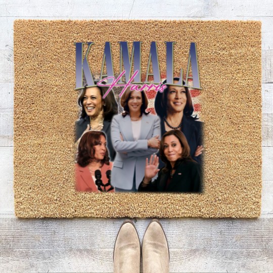 Discover KAMALA HARRIS Coir Doormats | Kamala Harris Homage Coir Doormats
