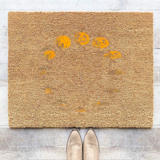 Discover pumpkin life cycle for thanksgiving halloween costume t Coir Doormats
