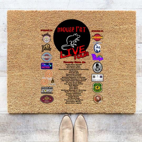 Discover Mouse Rat Live Tour Edition Coir Doormats