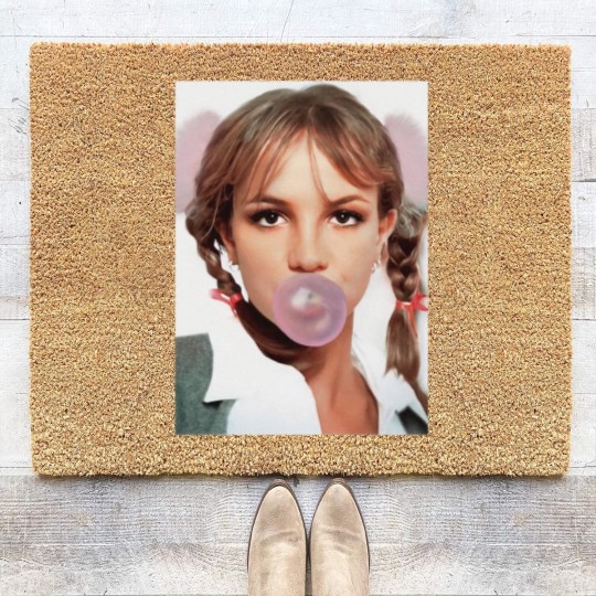 Discover Britney Spears photo Coir Doormats, Britney Spears Toxic Coir Doormats