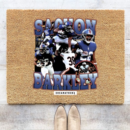 Discover Sterling Shepard Saquon Barkley Coir Doormats, Saquon Barkley Dreams Coir Doormats