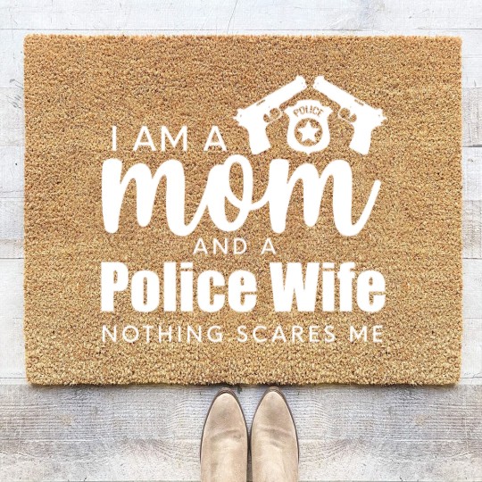 Discover Police girlfriend police wife Coir Doormats police wife Coir Doormats