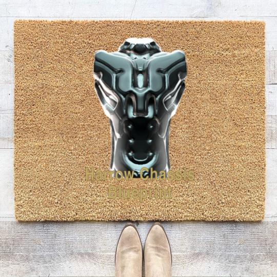 Discover Harrow Chassis Blueprint Warframe Tennocon Meme Coir Doormats