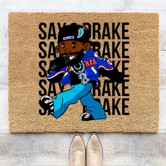 Discover Hip-Hop Feud 2025 – Kendrick Lamar x Drake Animated Coir Doormats