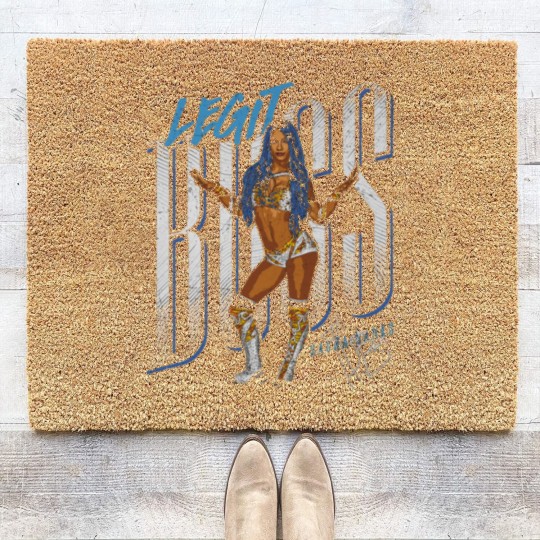 Discover Sasha Banks Legit Boss - Sasha Banks - Coir Doormats