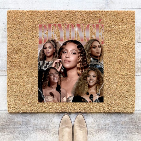 Discover Renaissance Beyonce 90s Vintage Coir Doormats, Beyonc Fan Coir Doormats