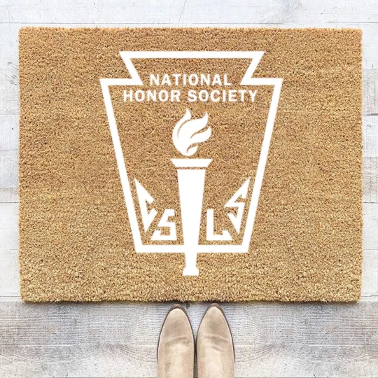 Discover National Honor Society Coir Doormats