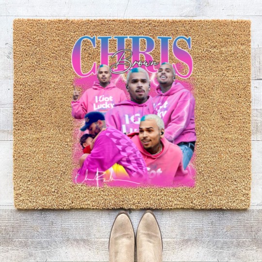 Discover Chris Brown Coir Doormats, Chris Brown Lover Coir Doormats, Chris Brown