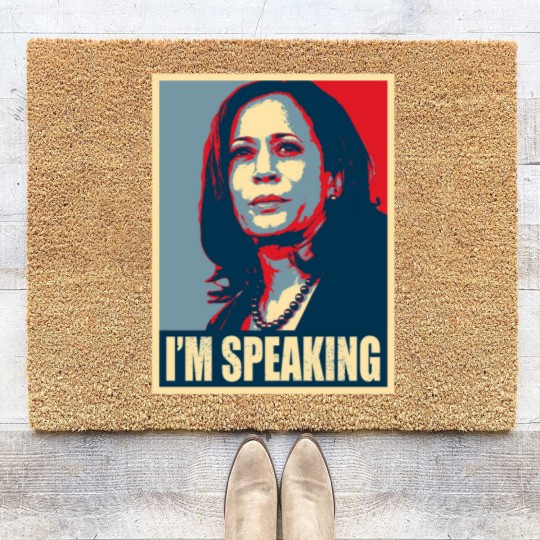 Discover Kamala Harris - Mr. Vice President I'm Speaking Coir Doormats