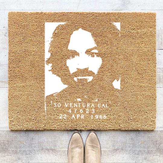 Discover Charles Manson Coir Doormats