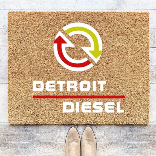 Discover Detroit Diesel Relaxed Fit Zip Coir Doormats