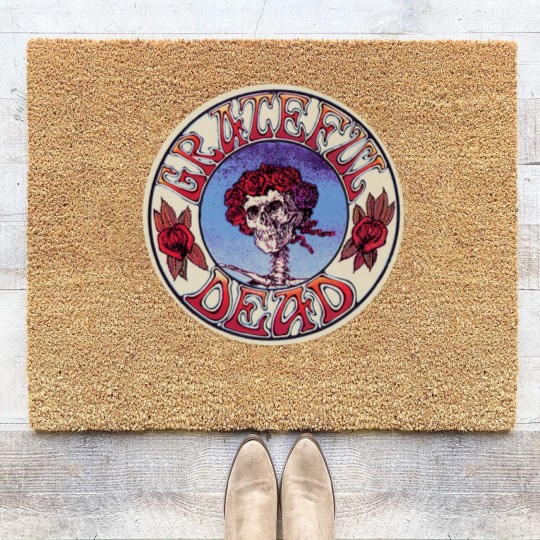 Discover grateful company dead, grateful band dead, grateful skull dead, grateful art dead, grateful funny dead, grateful vintages dead, grateful jerry dead garcia, grateful retro dead, bear, logo, trendings, cute christmas, meme, grateful music dead Coir Doormats