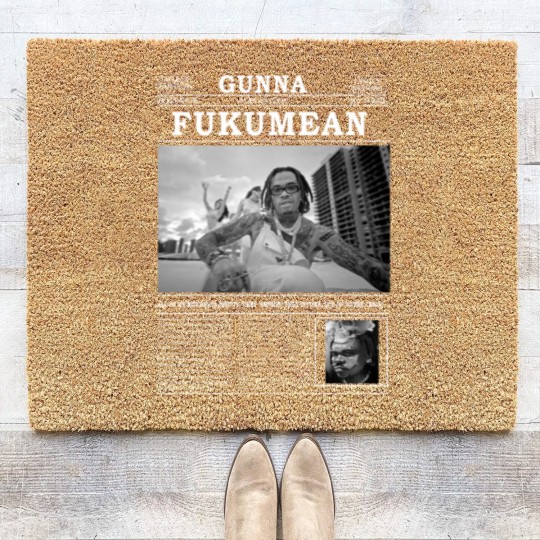 Discover Gunna Coir Doormats, Gunna Fukumean Coir Doormats