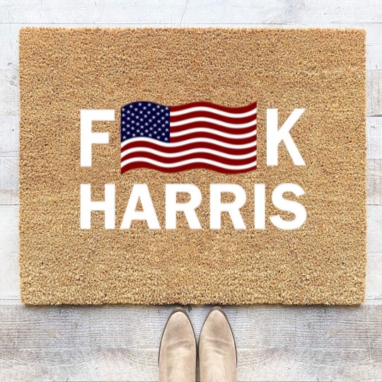 Discover F Kamala Harris Conservative Republican FKH Political Humor Unisex Coir Doormats