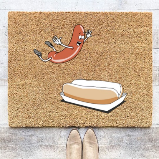 Discover Happy Hot Dog Coir Doormats - Power Rangers Essential Coir Doormats