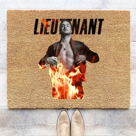 Discover Lieutenant Kelly Severide from Chicago Coir Doormats