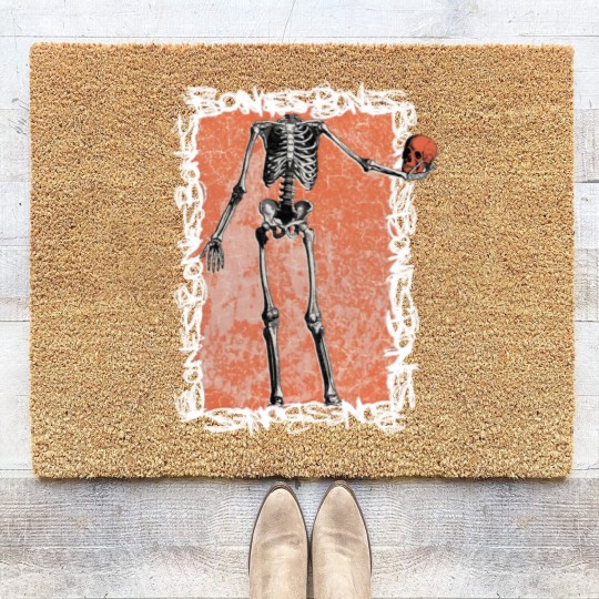 Discover Vintage Bones Imagine Dragons Coir Doormats, Bones Imagine Dragons Coir Doormats