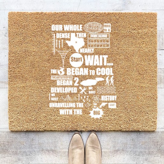 Discover Bang goes the theme song - Big Bang Theory - Coir Doormats