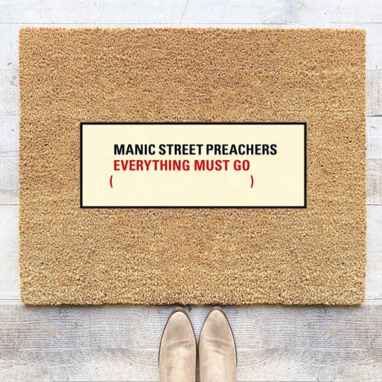 Discover Manic Street Preachers Unisex Coir Doormats: Everything Must Go