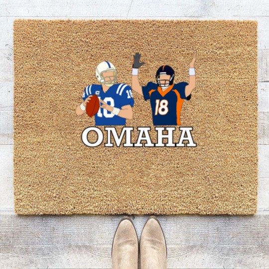 Discover Peyton Manning Omaha Coir Doormats