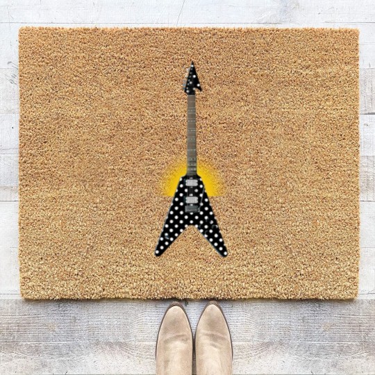 Discover Legendary Guitars - Randy Rhoads Coir Doormats