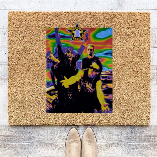 Discover 90s U2 Irish Rock Band Alternative Indie Zooropa Tour 1993 Coir Doormats