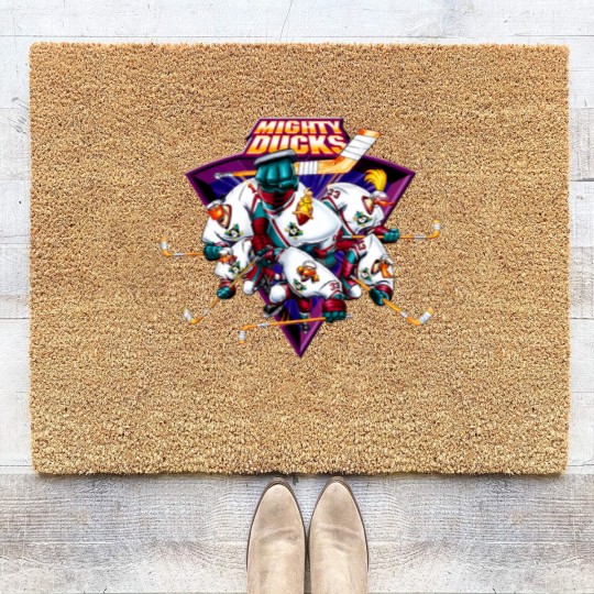 Discover Vintage Mighty Ducks Flashs Coir Doormats