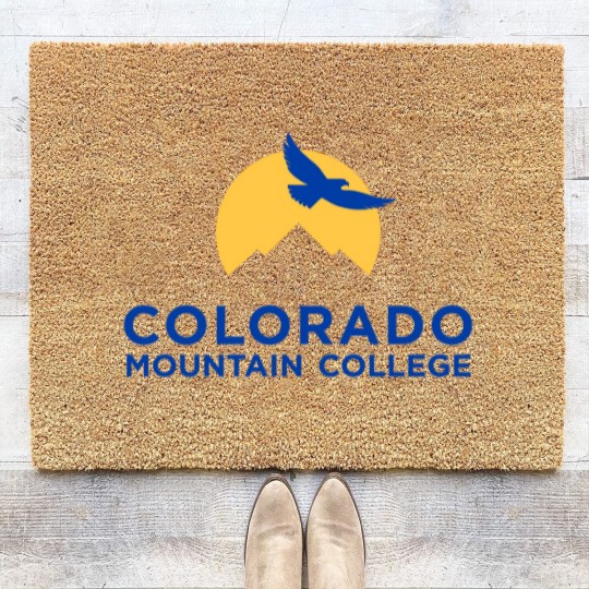 Discover College of Colorado Mountain College Coir Doormats