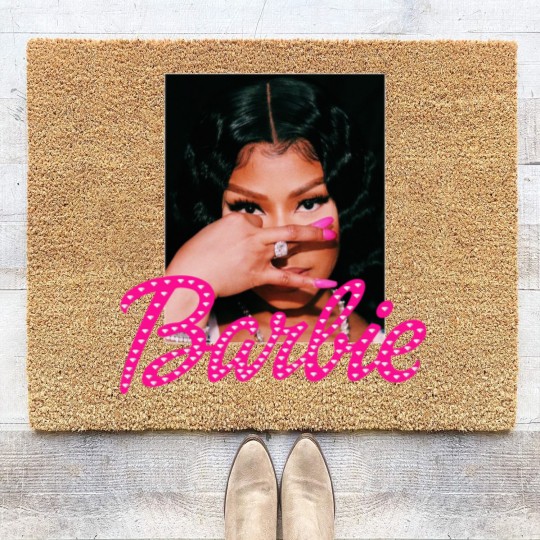 Discover Nicki Minaj Barbi Girl Coir Doormats| Queen of Rap Coir Doormats