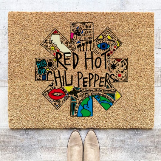 Discover Red Hot Chili Peppers Coir Doormats