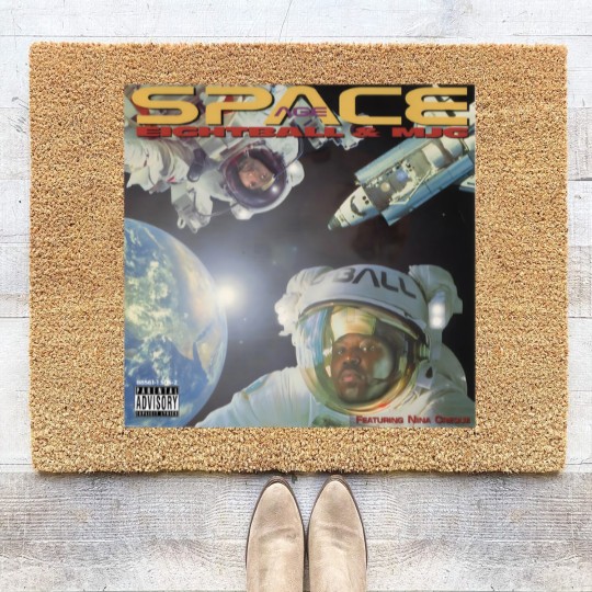 Discover  Eightball and MJG OL ScHoOL Space Age Pimpin Coir Doormats
