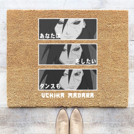 Discover dance with the god of the eyes - Madara - Coir Doormats