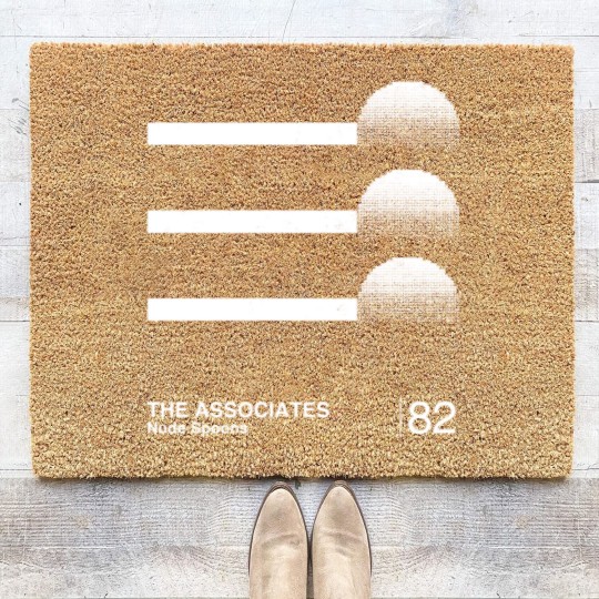 Discover The Associates / Minimalist Graphic Design Fan Artwork - The Associates - Coir Doormats