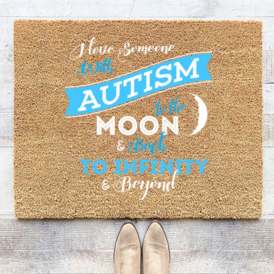 Discover AUTSIM MOM - GRANDPA - GRANDMA - DAD - AUTISM GIFT Coir Doormats