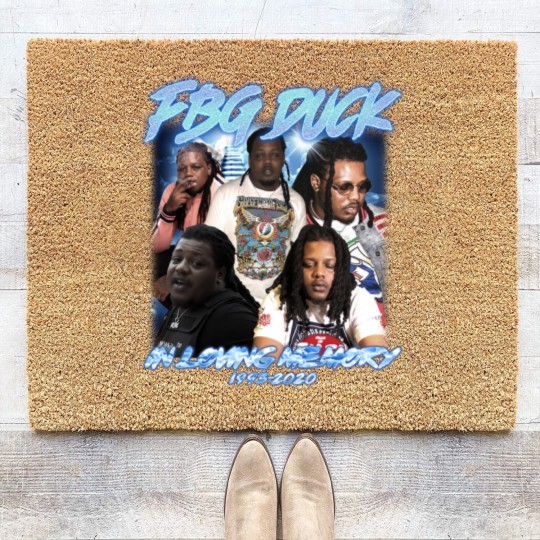 Discover FBG Duck Hiphop Coir Doormats, FBG Duck American Rapper Coir Doormats