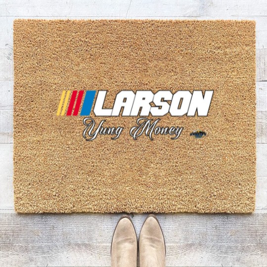 Discover Kyle Larson Yung Money v2 Coir Doormats