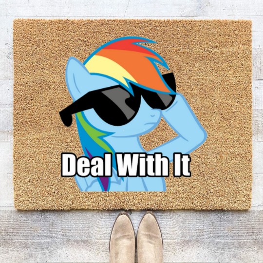Discover Rainbow Dash Classic Coir Doormats