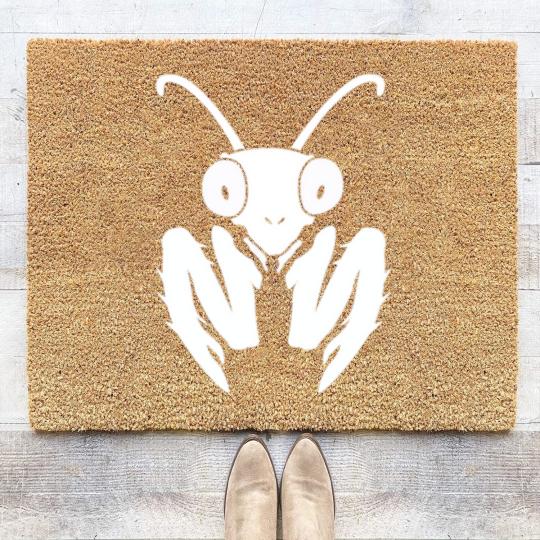Discover Praying Mantis Front Coir Doormats
