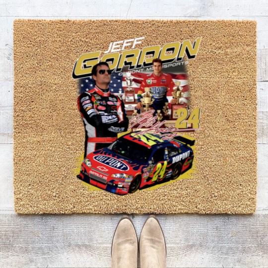 Discover Jeff Gordon Vintage 90s Coir Doormats, Jeff Gordon Coir Doormats