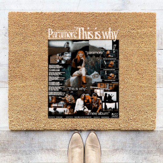 Discover Vintage This is Why Coir Doormats, Paramore This is Why Coir Doormats, Paramore Tour 2023 Coir Doormats