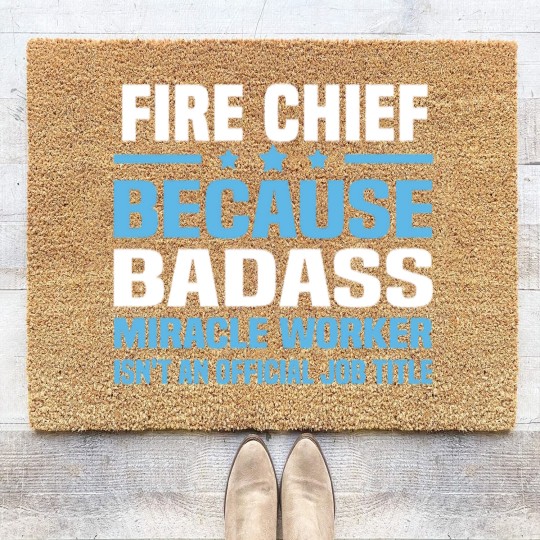 Discover Fire Chief Coir Doormats